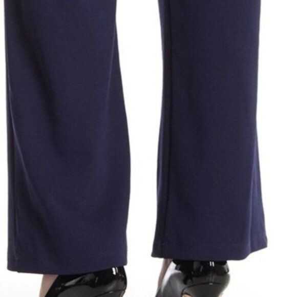 Marina jumpsuit Sleeveless Bow navy blue womens sz 10 NEW - Picture 3 of 6